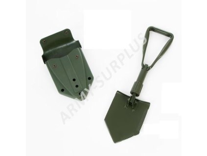 Skládací lopatka 3dílná BW (Bundeswehr) s plastovým pouzdrem repro