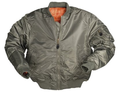 Bunda MA1 oboustranná Bomber Jacket Mil-Tec® zelená-oranžová