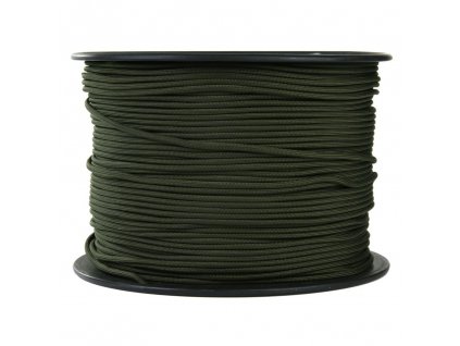 Šňůra paracord 550 oliv (padáková) 4mm 300m