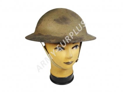 Helma (přilba) britská - Brodie/Tommy helmet bez přehnutého okraje Velká Británie