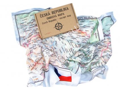 Úniková mapa Česká republika - Escape map Czech Republic
