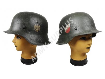 Helma (přilba) Německo M42 Wehrmacht (Heer) vykytovaná