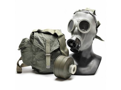 Plynová maska FASER Polsko MC-1 šedá+filtr originál
