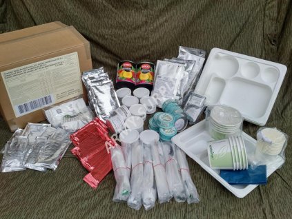 Bojová dávka potravy PS-3/s skupinová (MRE,BDP,ARPOL) Polsko Breakfast kit PS-3/s snídaně pro 10 osob originál