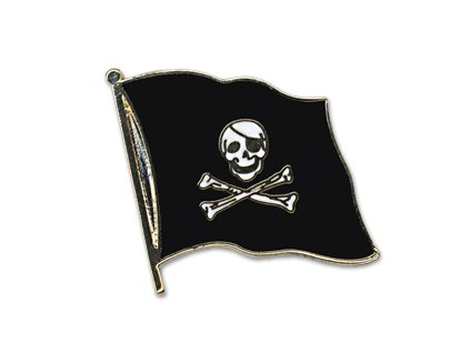 Odznak (pins)  20mm praporek Pirát