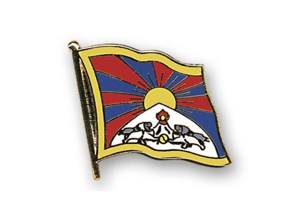 Odznak (pins)  20mm praporek Tibet