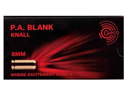 Poplašný náboj GECO 8mm PAK (slepý, poplašňák, startovací) 50ks