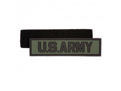 Nášivka US ARMY oliv 3D PVC suchý zip