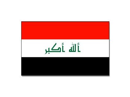 Vlajka 90x150cm Irak (Iraq) č.226