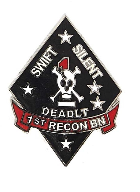 FOSCO Odznak (Pins) U.S. Army 1st Reconnaissance Battalion