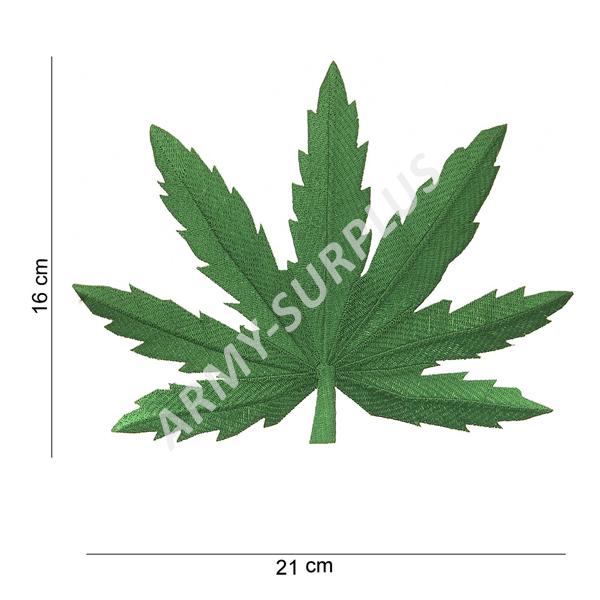 101. INC Nášivka Weed (cannabis, leaf, ganja, marihuana) - velká