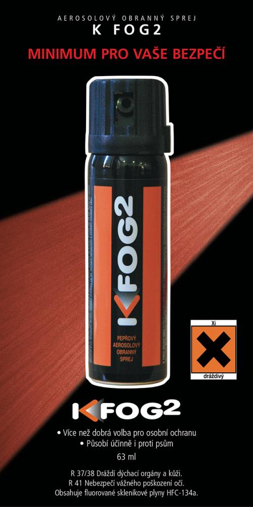 KKS-PRODUKTE GMBH Obranný pepřový sprej Fog2 63ml mlha