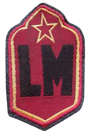 ČESKÝ VÝROBCE Nášivka LM Lidové milice