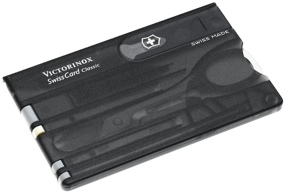 Victorinox SwissCard Classic multifunkční karta na přežití černá