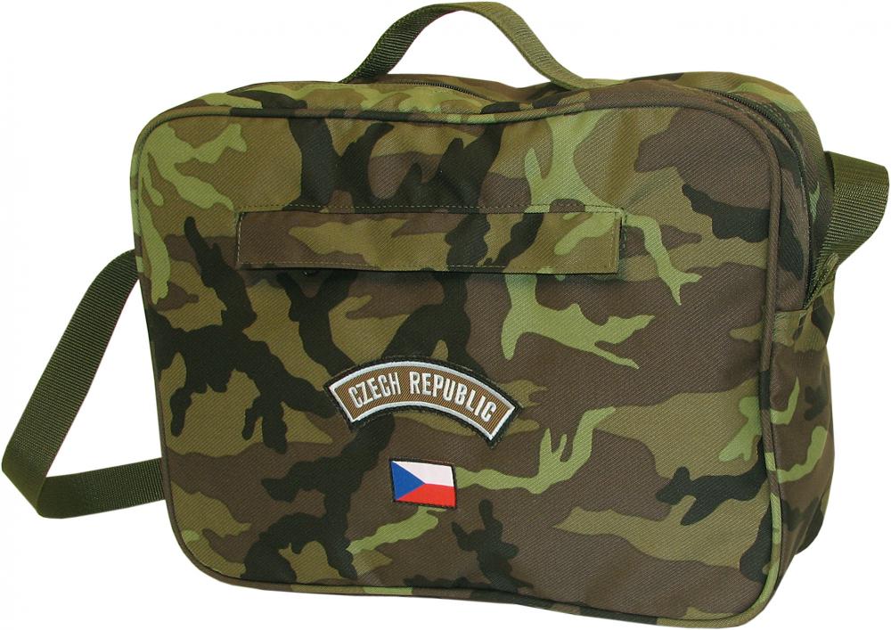 ARMÁDNÍ ORIGINÁL AČR Taška k vaku 85 zelený potisk (21400) vz.95 Stav: nové