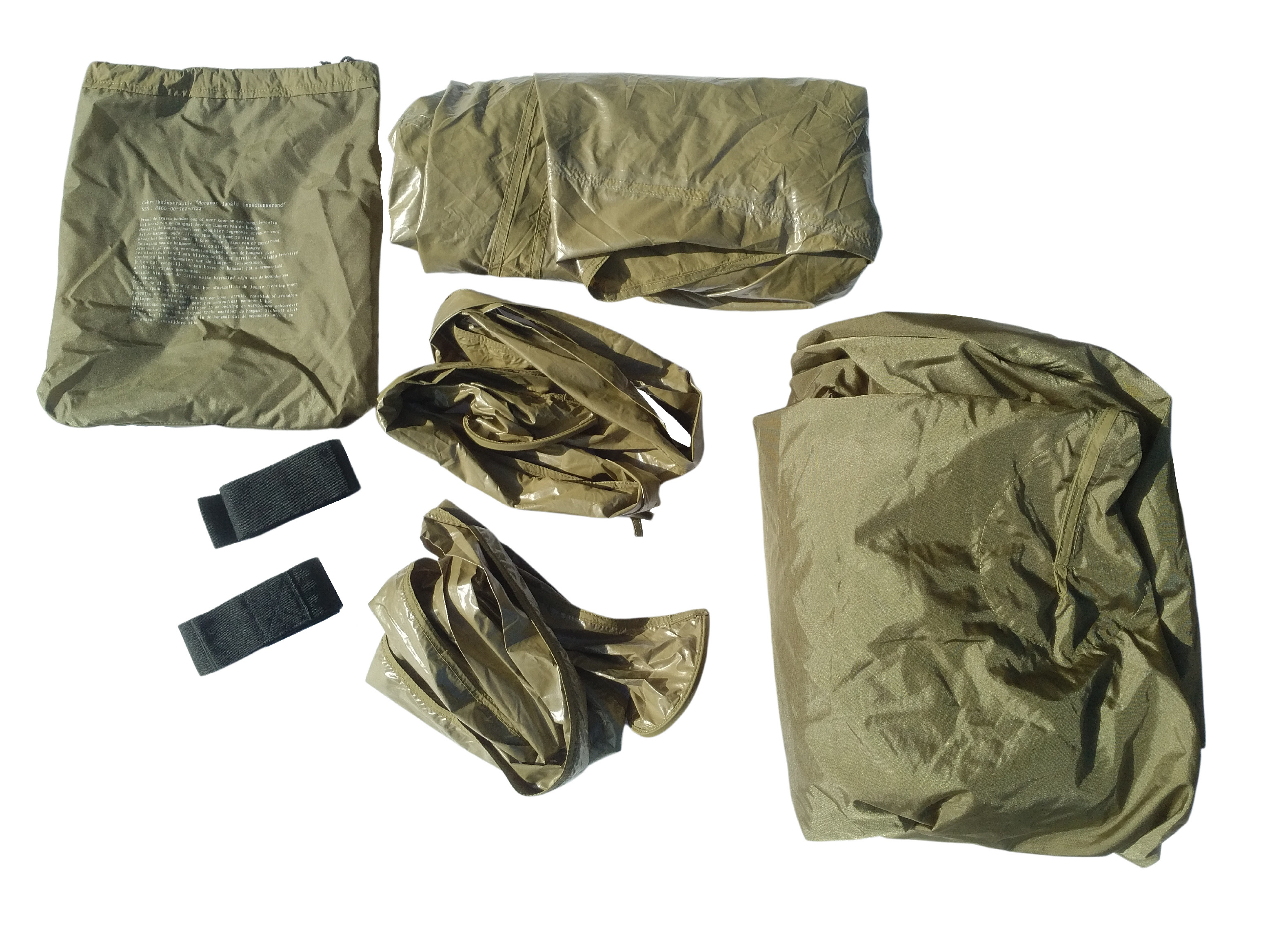 ARMÁDNÍ ORIGINÁL HOLANDSKO Hamaka Jungle Coyote Holandsko (houpací závěsná síť s moskytiérou a přístřeškem) originál
