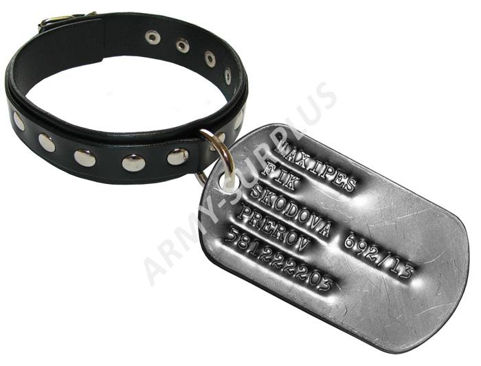 ČESKÝ VÝROBCE Identifikační známky psí známky stříbrné pro domácí mazlíčky (psy, kočky) dog tags - ražba ID známek