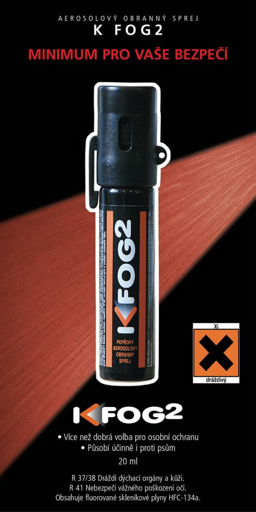 KKS-PRODUKTE GMBH Obranný pepřový sprej Fog2 20ml mlha