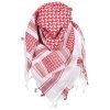 Šátek bavlněný palestina bílá/červená (shemagh, arafat) MFH® 16503I