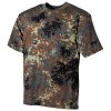 Triko krátký rukáv maskovací Flecktarn BW Bundeswher 170g/m2 Single Jersey MFH® 00103V