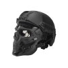 Maska celoobličejová lebka černá Skull Messenger Mask Black Kombat® Tactical