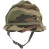 Helma US M1 Woodland kompletní dvoudílná přilba včetně obalu a elastického popruhu