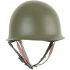 Helma US M1 Woodland kompletní dvoudílná přilba včetně obalu a elastického popruhu