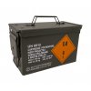 Bedna muniční plechová široká schránka Ammo Box cal. 50 M2A1 originál