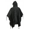 Pončo nepromokavá pláštěnka Poncho US RipStop Mil-Tec® Black černé