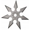 Vrhací (házecí) hvězdice ninja 7 shuriken chrom