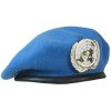 Baret BW světle modrý s odznakem OSN