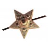 Odznak hvězda pěticípá zlatová velká AČR