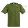 Triko oliv krátký rukáv bavlna 160g Flowear®