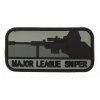 Nášivka 3D PVC Major League Sniper černá