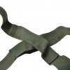 Šle elastické kšandy s háčky zelené US M-1950 Suspenders Trousers Olive Drab originál