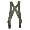 Šle elastické kšandy s háčky zelené US M-1950 Suspenders Trousers Olive Drab originál