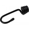 Háček spirálový gumicuk černý