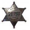 Odznak šerifa okresu Grand stříbrný č.113/NQ