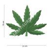 Nášivka Weed (cannabis, leaf, ganja, marihuana) - velká