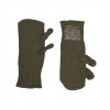 Rukavice tříprsté vnitřní vlněná vložka US oliv originál