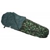 Spací pytel mumie maskovací Woodland camo NAVY Cattara