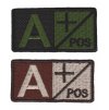 Označení krevní skupiny A+ velcro suchý zip