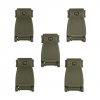 Molle webbing clip Tactical univerzální foliage green 5 kusů