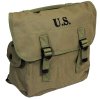Malá polní US Musette Bag M36 Repro SEMS 1942 bavlněná khaki
