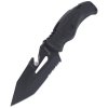 Tactical Skinner tlačná dýka (nůž) s pouzdrem Albainox 32316 černá