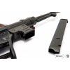 Samopal 9mm MP40 s koženým popruhem Německo WWII sklopná pažba
