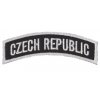 Nášivka Česká republika bílá - oblouk A-50