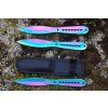 Nože vrhací sada 3 kusů Kandar Tomahawk Rainbow N-143