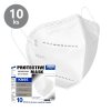 Ochranný respirátor KN95 Protective Mask balení 10 kusů černý