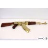 AK47 zlatá útočná puška Kalašnikov (samopal) Rusko 1947